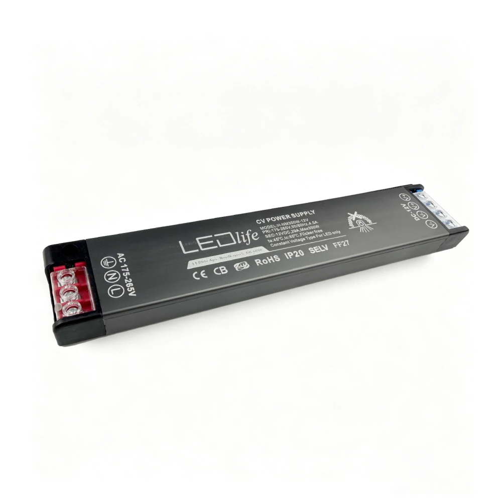 350W / 12V DC strømforsyning, Strømforsyninger hos HomeNordic