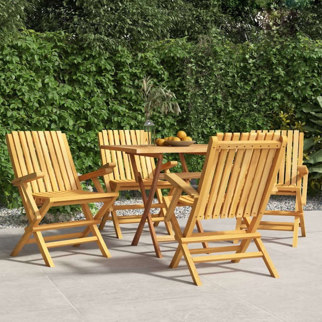 Havestole 61x67x90 Cm Foldbare Massivt Teaktræ, produktbillede 11 af 15, Havestole i teaktræ hos HomeNordic
