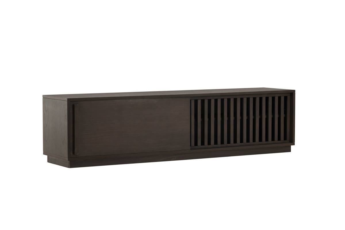 VENTURE DESIGN Lugo TV-bænk, m. 2 skydelåger og hylde, TV-borde hos HomeNordic