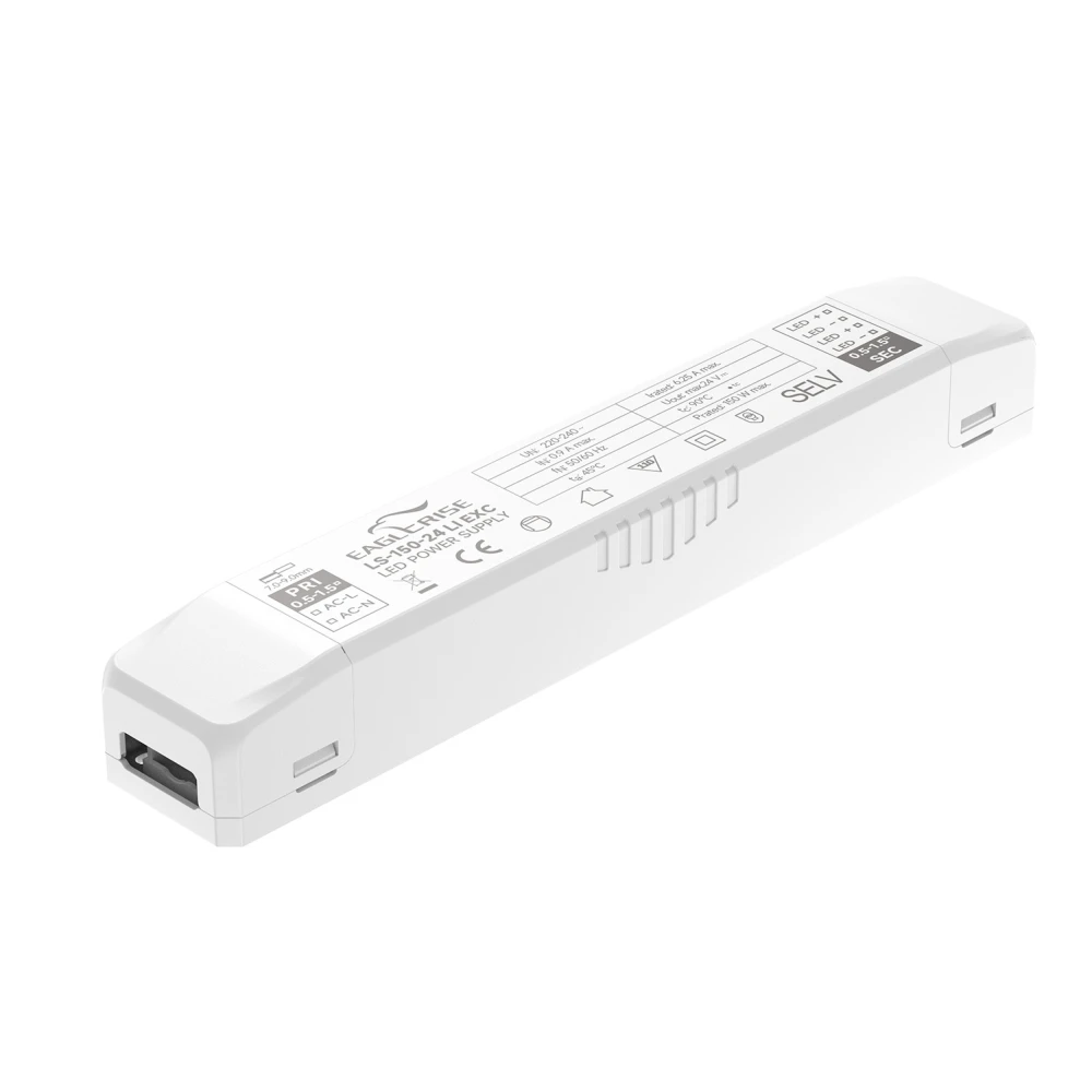 Eaglerise 150W / 24V DC strømforsyning, Strømforsyninger hos HomeNordic