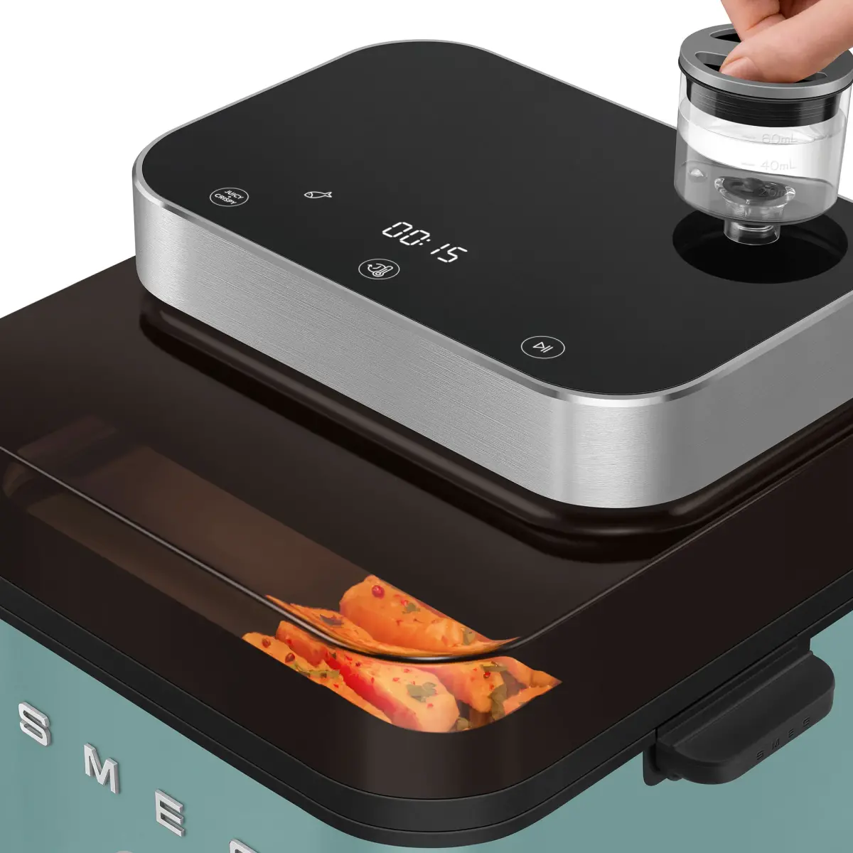 AFC01EGMEU airfryer 7 liter, emerald green, produktbillede 6 af 14, Airfryers hos HomeNordic