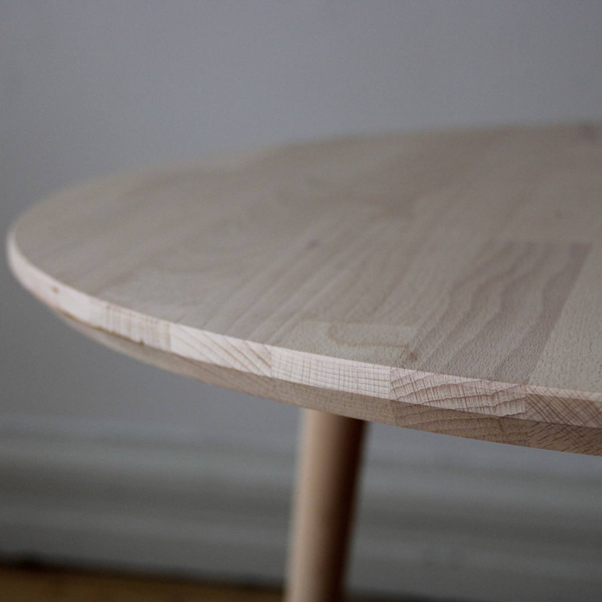 CT 10 - Sofabord i massiv eg og diameter 80 cm, produktbillede 9 af 9, Nordisk design hos HomeNordic