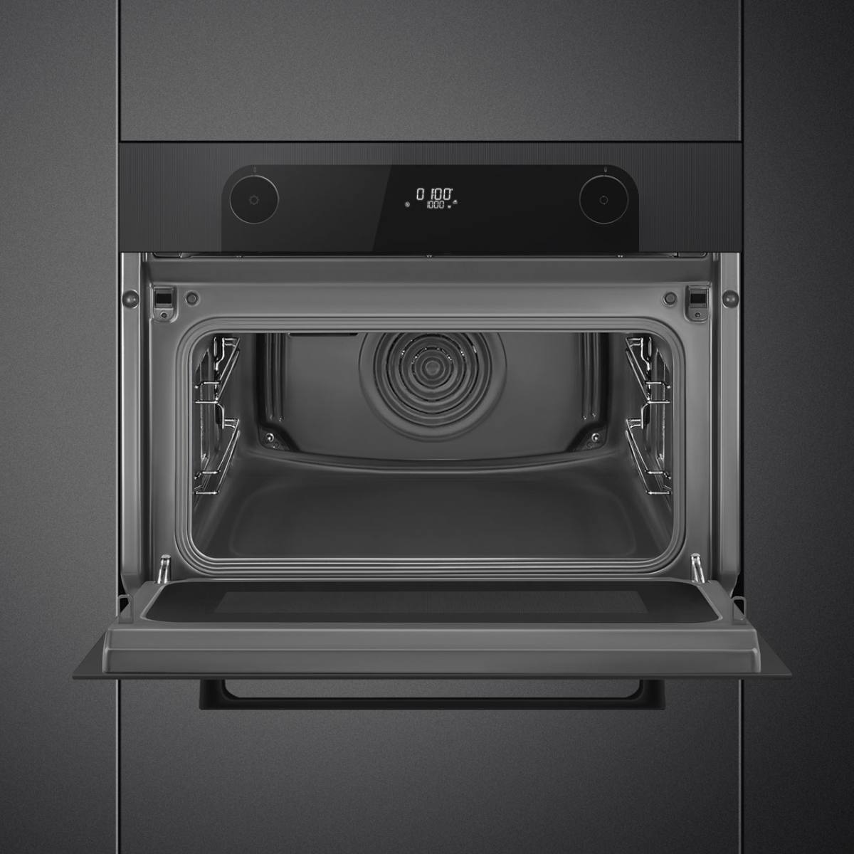 SMEG Indbygningsmikroovn SO4201M1BI, produktbillede 4 af 9, Ovne hos HomeNordic
