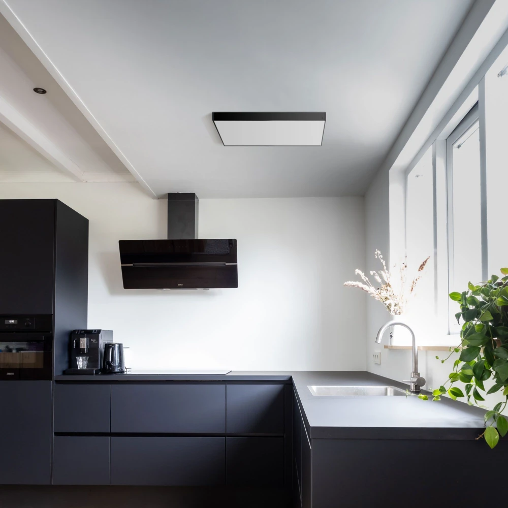 60x60 ramme til LED panel, sort, LED-paneler hos HomeNordic