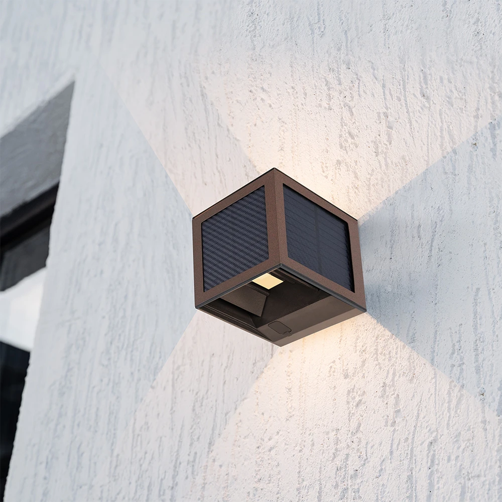 V-Tac 9W Solara væglampe med sensor, CCT, Væglamper hos HomeNordic