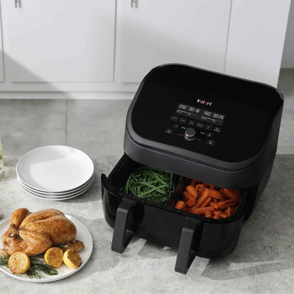 Vortex VersaZone Dobbelt Airfryer, 8,5 liter, produktbillede 4 af 4, Airfryers hos HomeNordic