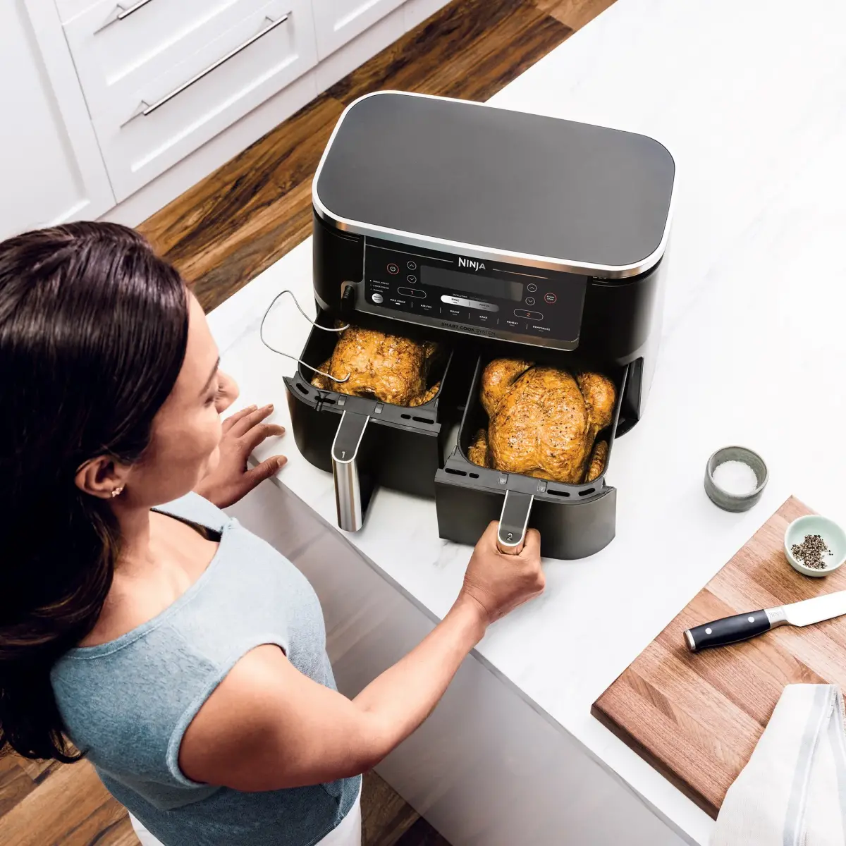 AF451EU Max Foodi Dual Zone Airfryer, produktbillede 8 af 8, Airfryers hos HomeNordic