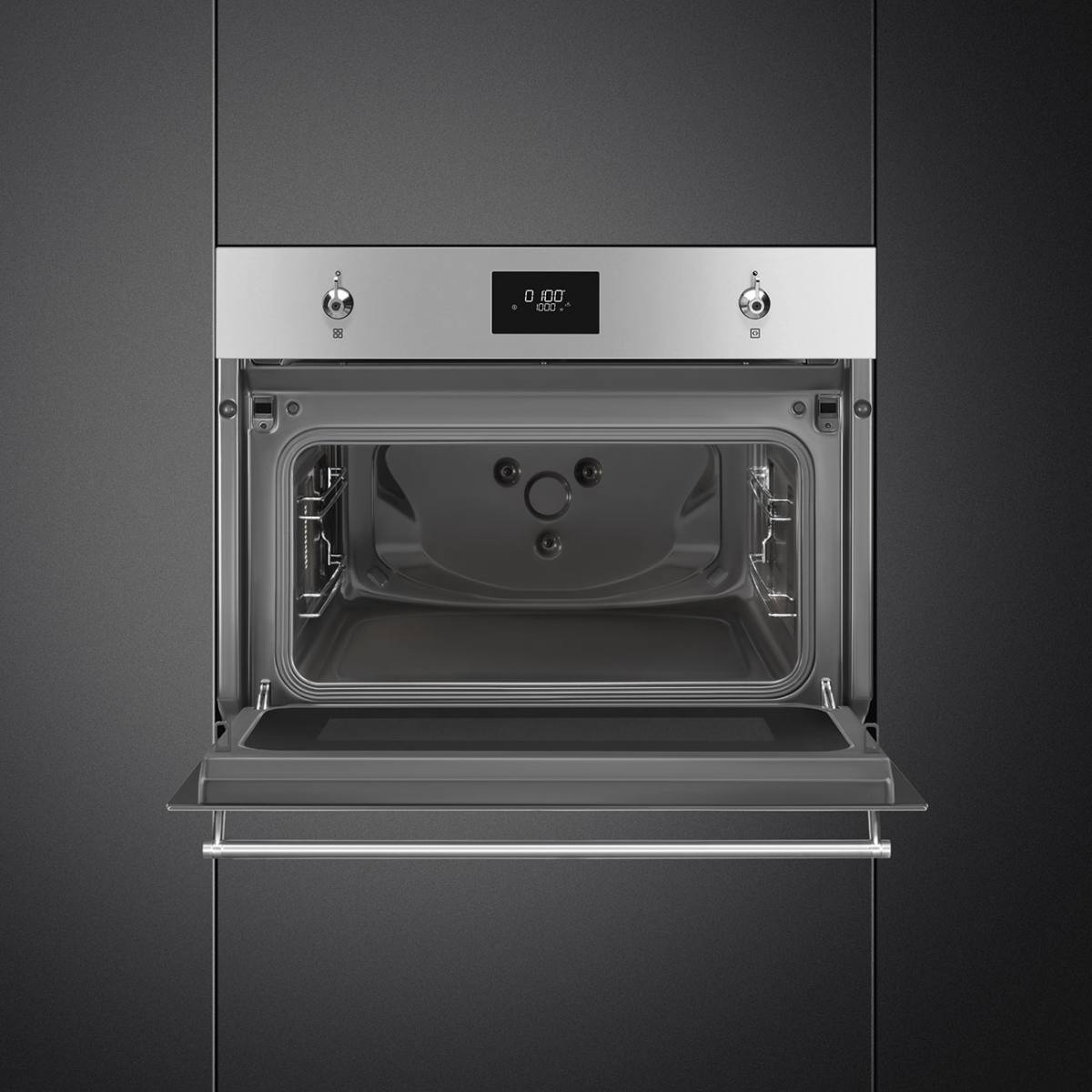 SMEG Indbygningsmikroovn SO4301M0X, produktbillede 4 af 7, Ovne hos HomeNordic