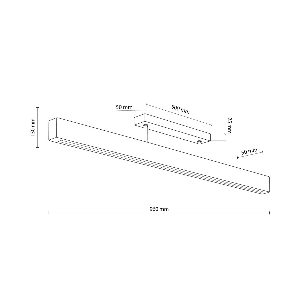 TK Teo LED loftlampe 960, produktbillede 2 af 8, Loftlamper hos HomeNordic