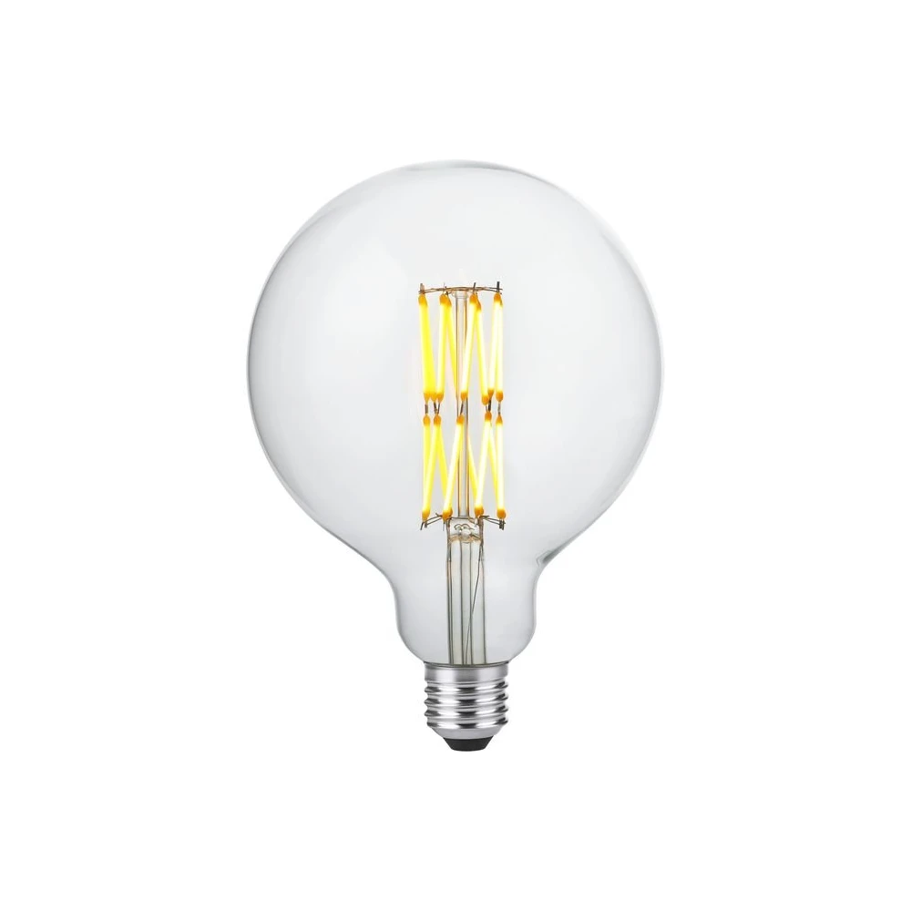 E27 8,5W dæmpbar LED filamentpære, Glas hos HomeNordic