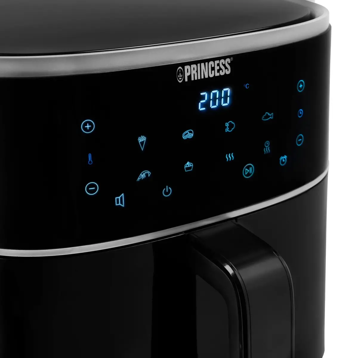 Airfryer 6 liter, sort/sølv, produktbillede 3 af 6, Airfryers hos HomeNordic