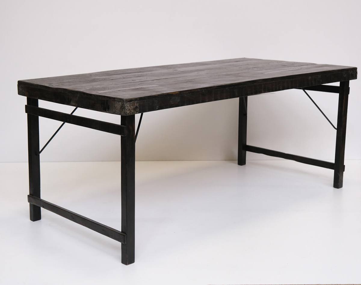 TRADEMARK LIVING JAVA SPISEBORD GENBRUGSTRÆ SORT, produktbillede 2 af 3, Spiseborde hos HomeNordic