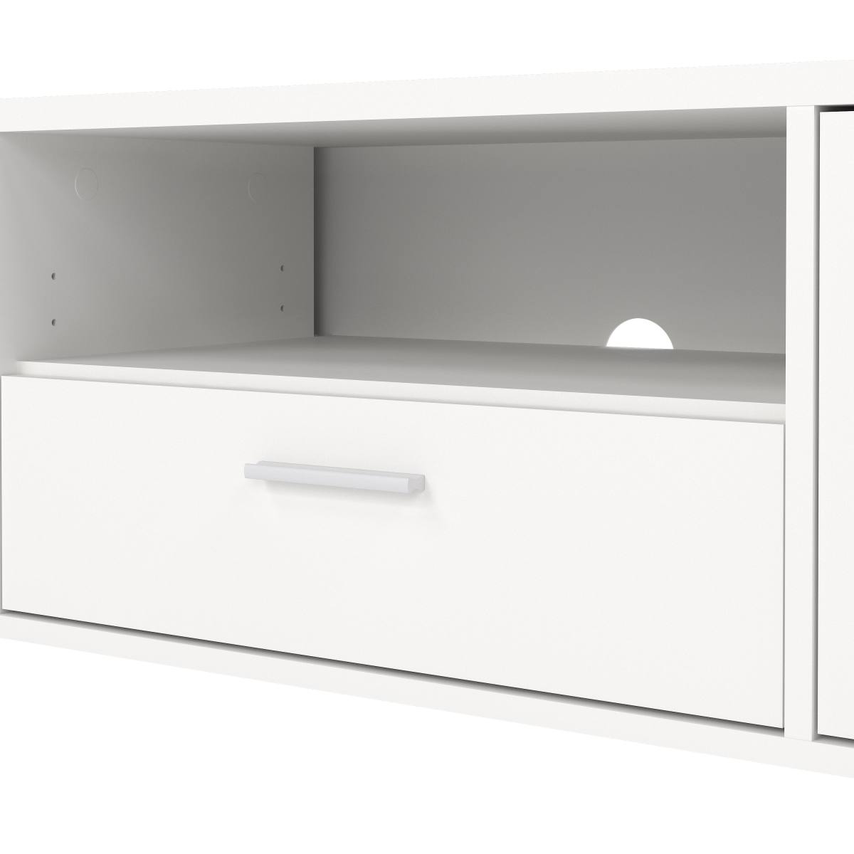 TVILUM Media TV-bord, m. 2 låger og 1 skuffe, produktbillede 10 af 13, TV-borde hos HomeNordic