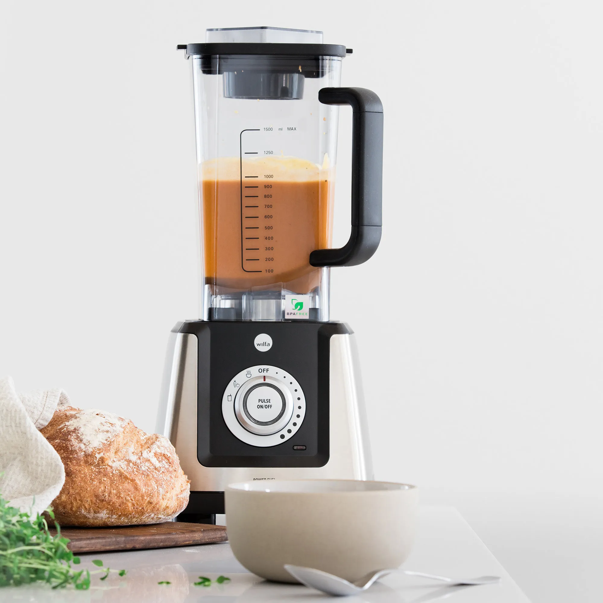 Power Fuel BPF-1200S blender stål, produktbillede 5 af 6, Blendere hos HomeNordic
