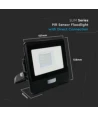 20W LED projektør med sensor, produktbillede 13 af 21, Projektører hos HomeNordic