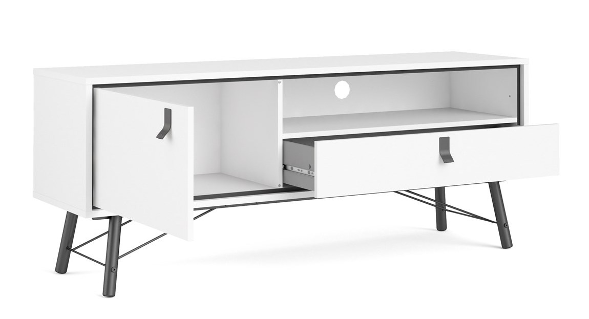 Sorø 150 cm TV bord med skab og skuffe, TV-borde hos HomeNordic