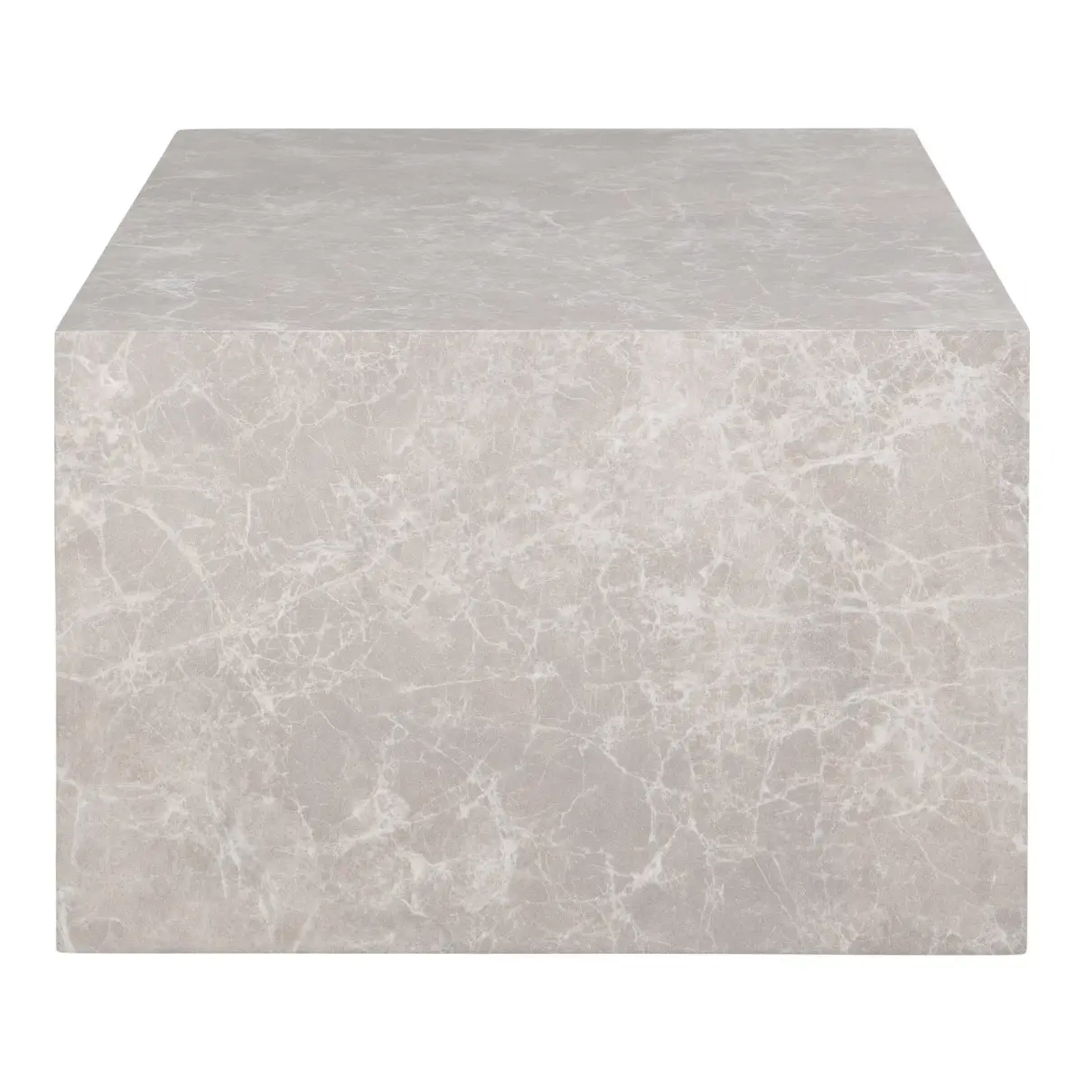Sofabord - Marmor look - Beige - 60x80x40 cm