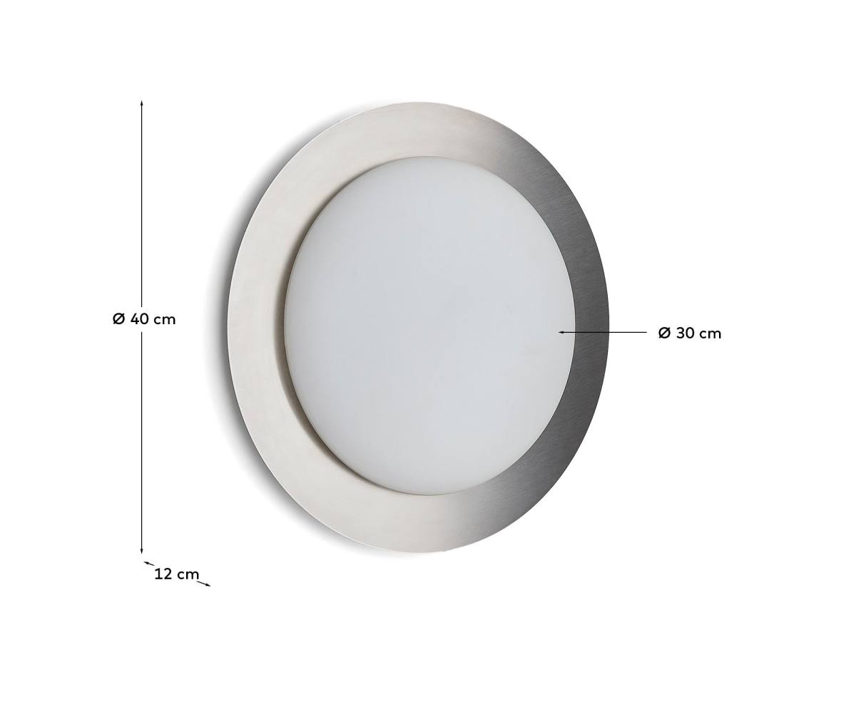 KAVE HOME Novae badeværelsesloftlampe, rund, produktbillede 2 af 5, Loftlamper hos HomeNordic