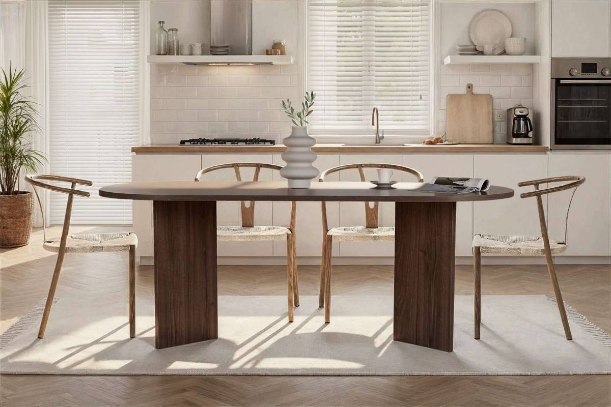 NORDVÄRK Sable spisebord, oval, produktbillede 9 af 10, Spiseborde hos HomeNordic