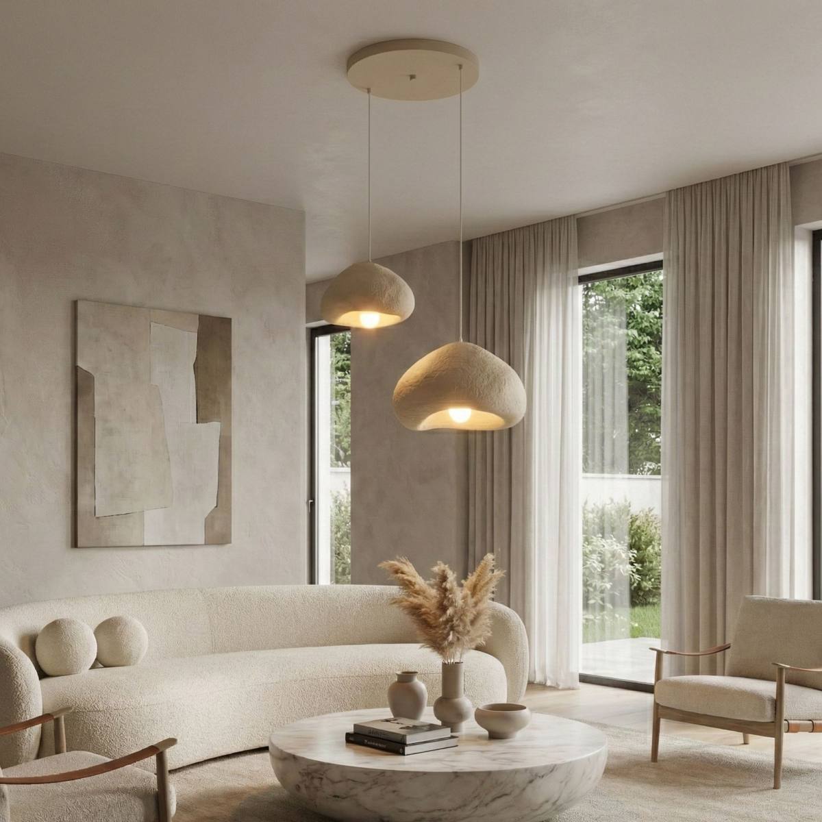 NORDVÄRK Lora-30-40-2-T-Nua-1001 loftlampe, m. justerbar højde, produktbillede 4 af 5, Loftlamper hos HomeNordic
