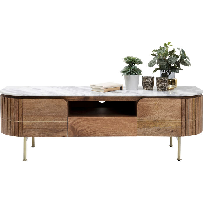 KARE DESIGN Grace TV-bord, m. 2 låger og 1 skuffe, produktbillede 10 af 12, TV-borde hos HomeNordic