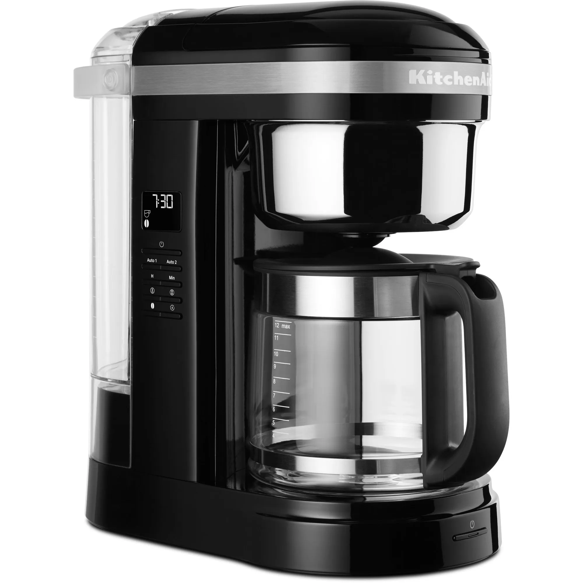 5KCM1209EOB Kaffemaskine, Onyx Black, Kaffemaskiner hos HomeNordic