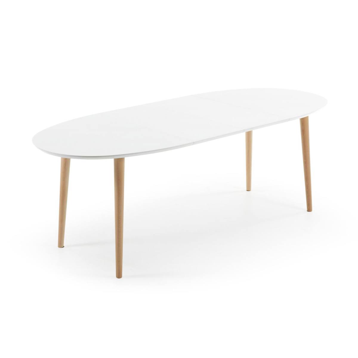 KAVE HOME oval Oakland spisebord, m. udtræk, produktbillede 2 af 9, Spiseborde hos HomeNordic