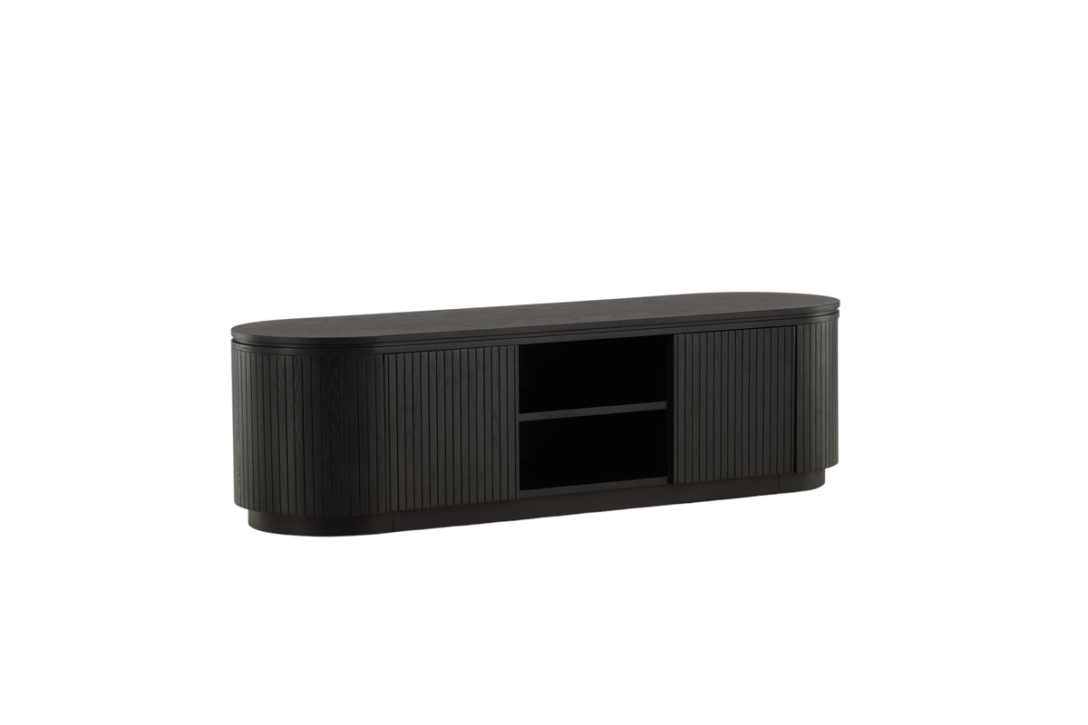 VIND COLLECTION Fjällbacka TV-bord, m. 2 låger og hylder, produktbillede 2 af 13, TV-borde hos HomeNordic