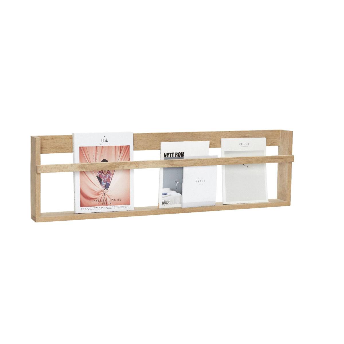 Display - Væghylde i egetræ 110 cm., produktbillede 2 af 2, Hylder hos HomeNordic