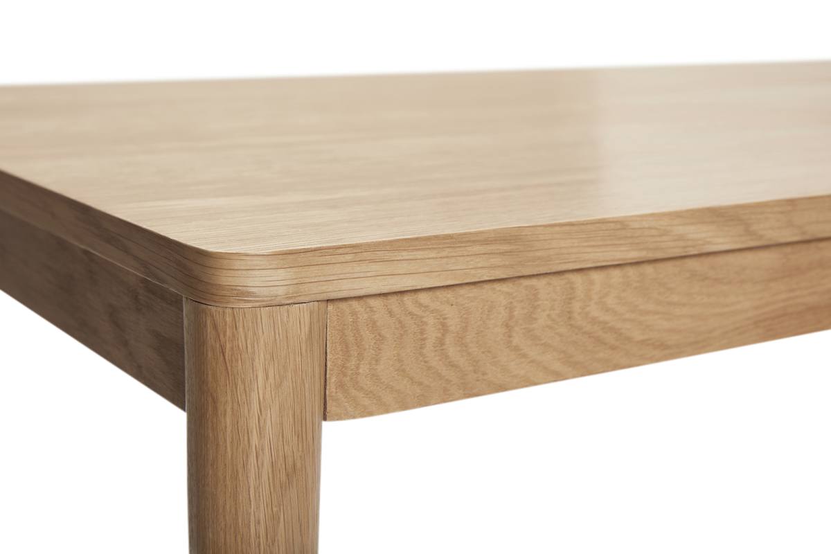 HÜBSCH ACORN SPISEBORD EGETRÆ NATUR, produktbillede 5 af 8, Spiseborde hos HomeNordic