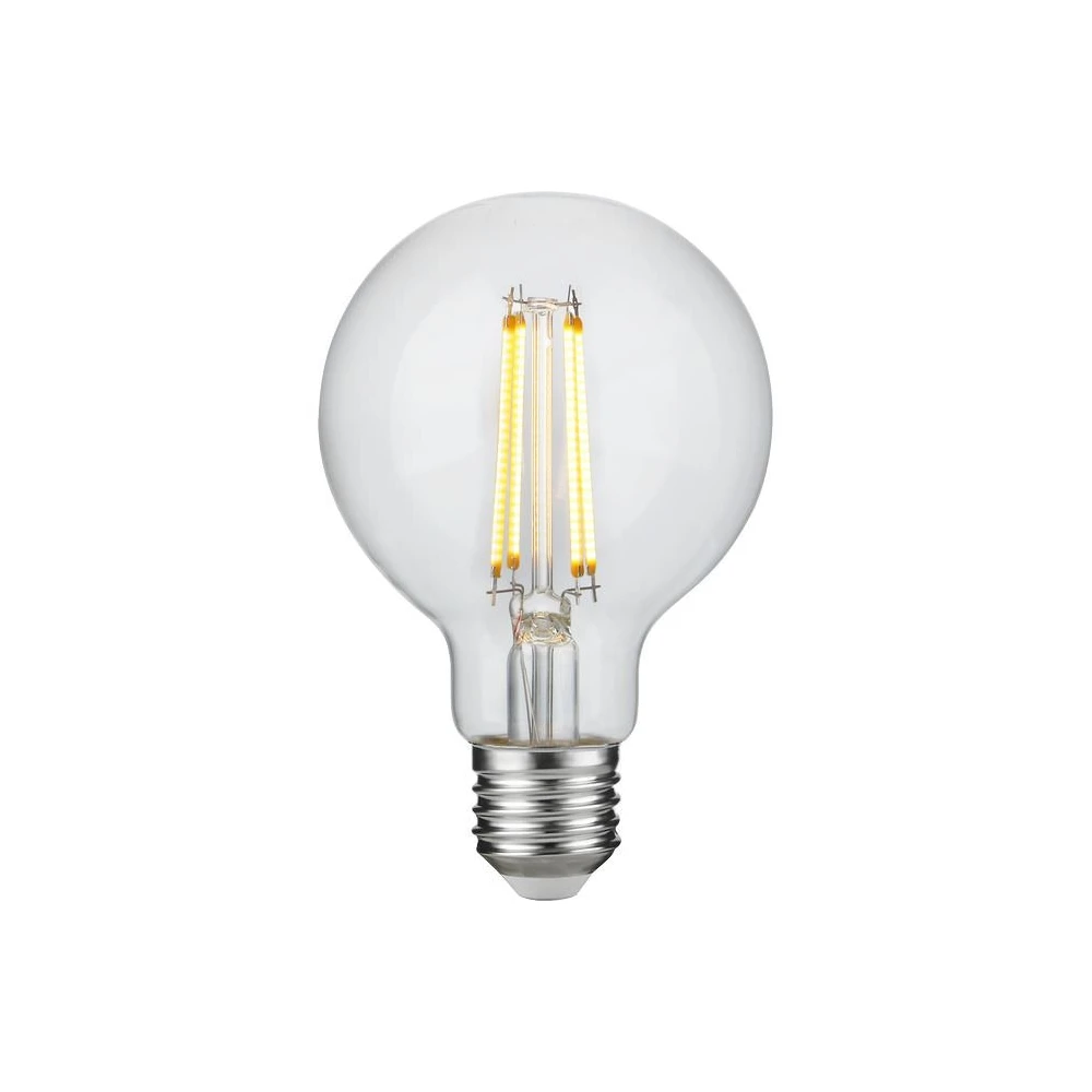 E27 4,7W dæmpbar LED globepære, Glas hos HomeNordic