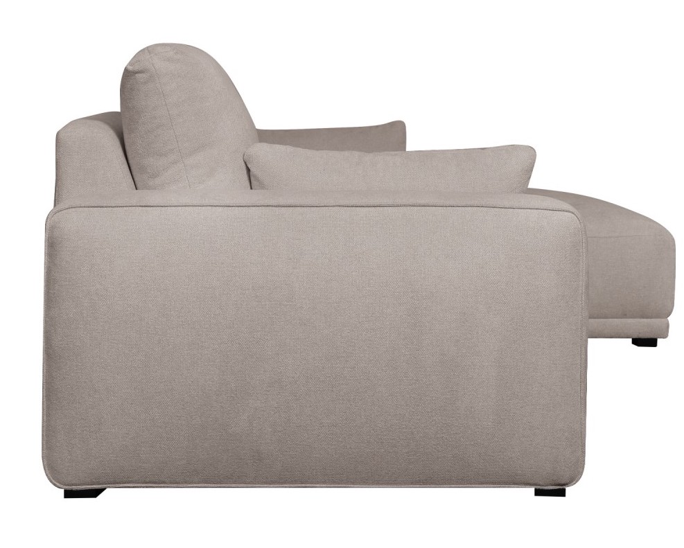 Santa Monica sofa med chaiselong til højre i sandfarvet møbelstof, produktbillede 6 af 13, Sofaer hos HomeNordic