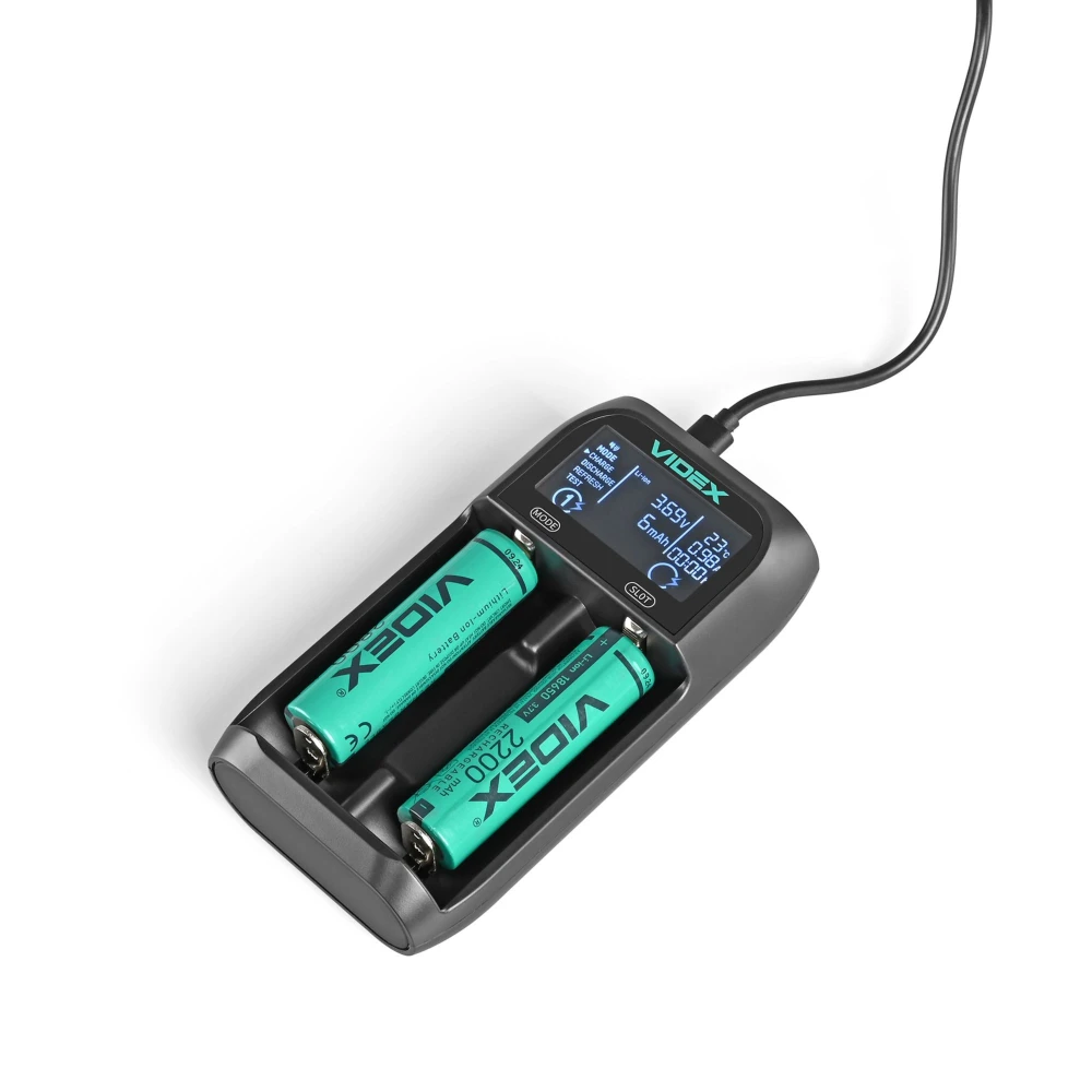 Universal batterioplader med LCD display, Powerbanks hos HomeNordic