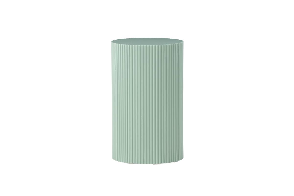 Luups - Sidebord/blomstersøjle i lysegrøn MDF, diameter 30,5 cm., produktbillede 2 af 6, Moderne designs hos HomeNordic
