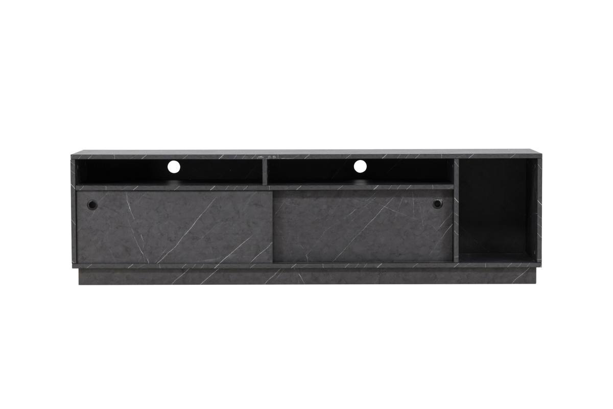 VENTURE DESIGN Girona TV-bænk, m. 2 skydelåger, produktbillede 4 af 16 hos HomeNordic