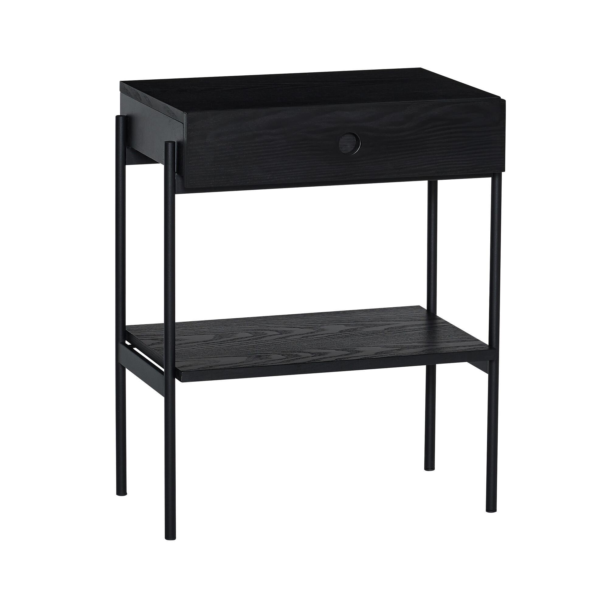 Noir Sengebord Sort, Sengeborde hos HomeNordic