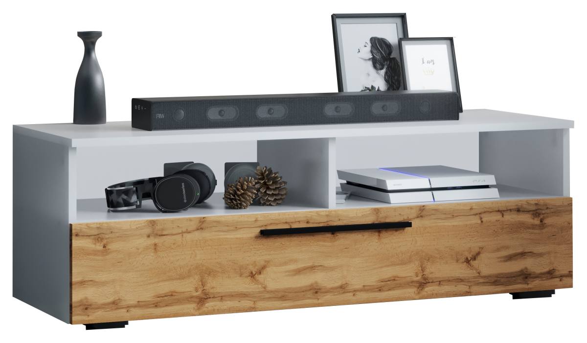 VCM NORDIC Arila XL TV-bord, m. 1 låge og 4 rum, produktbillede 3 af 5, TV-borde hos HomeNordic