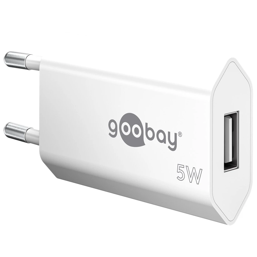 Goobay USB oplader 5W, Bordlamper hos HomeNordic