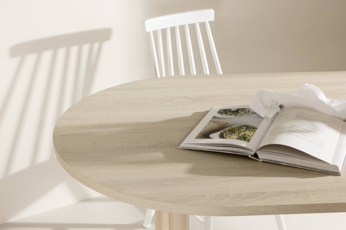 VENTURE DESIGN Andy spisebord, oval, produktbillede 13 af 16, Spiseborde hos HomeNordic