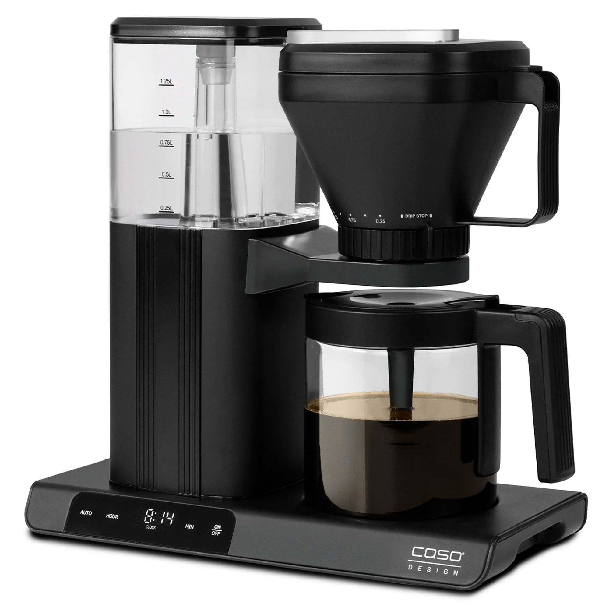 Aroma Sense kaffemaskine 1,25 liter, sort, produktbillede 2 af 8, Kaffemaskiner hos HomeNordic