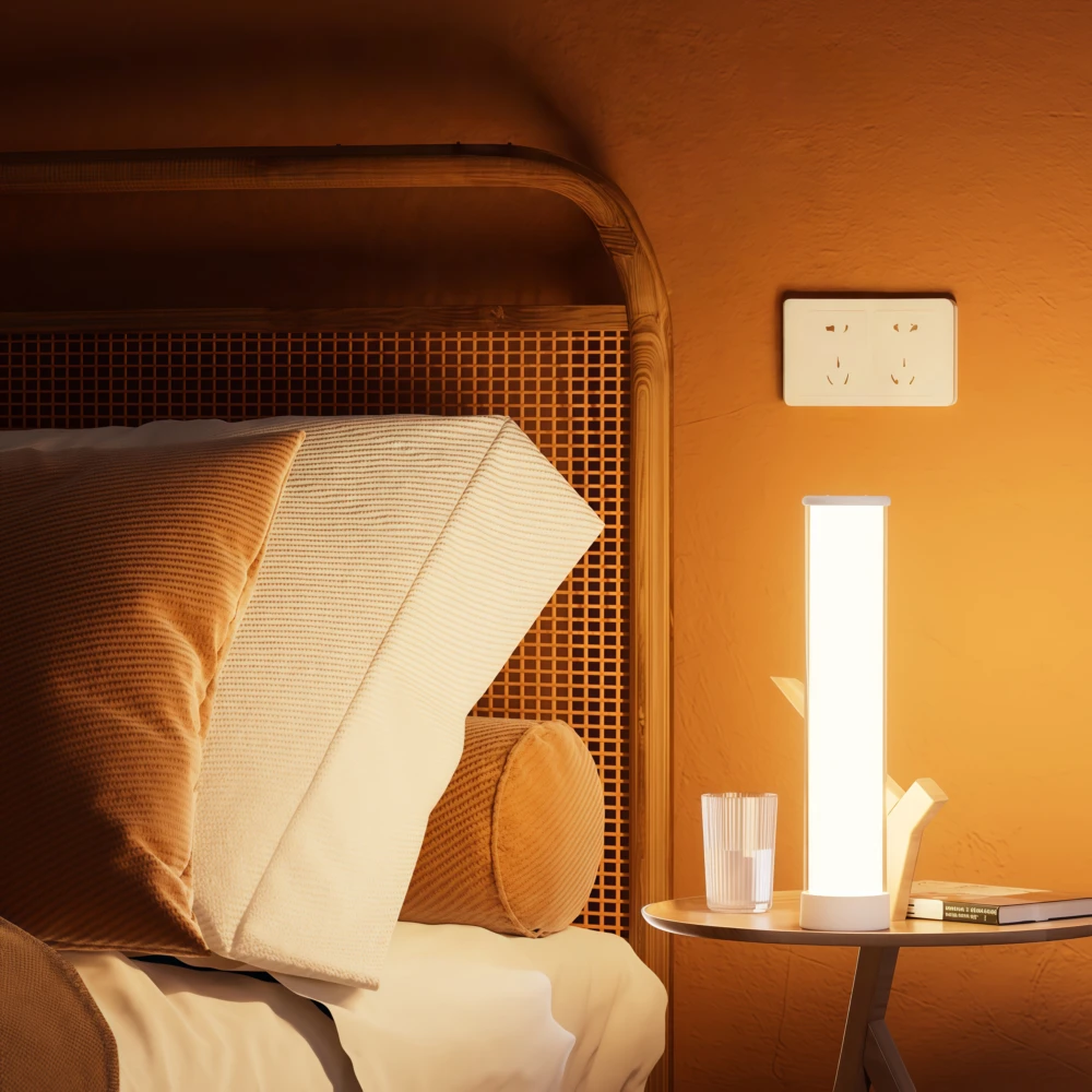 Opladelig RGBIC+CCT LED bord/natlampe, Bordlamper hos HomeNordic