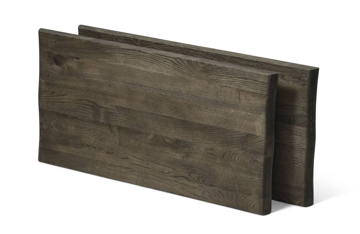 Atlantic spisebord med bølget kant 40 mm, m. udtræk, produktbillede 4 af 4, Spiseborde hos HomeNordic