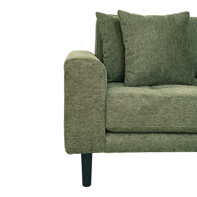 Riviera lounge sofa olivengrøn, højrevendt Længde på 290 cm, produktbillede 4 af 8, Sofaer hos HomeNordic