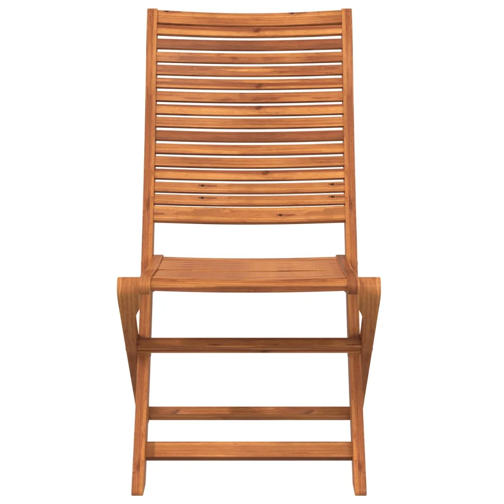 Foldbare Havestole 51x66x95 Cm Massivt Akacietræ, produktbillede 4 af 15, Havestole i akacietræ hos HomeNordic