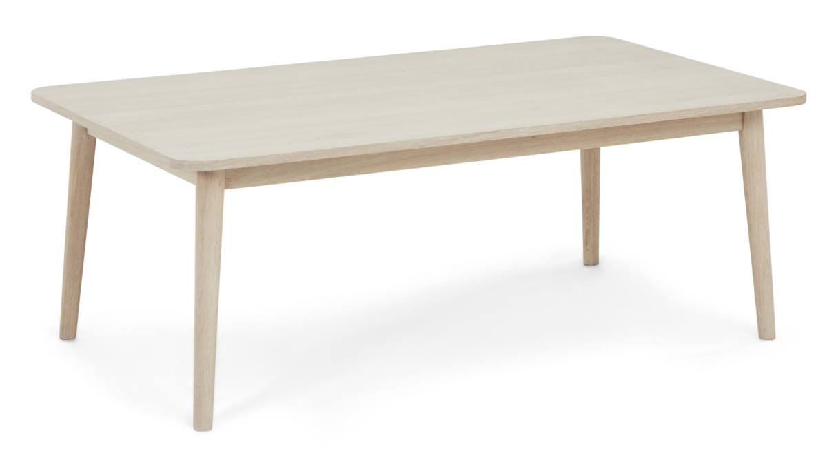 Tåsinge sofabord i hvidolieret ege finér 125 x 70 cm, Sofaborde hos HomeNordic