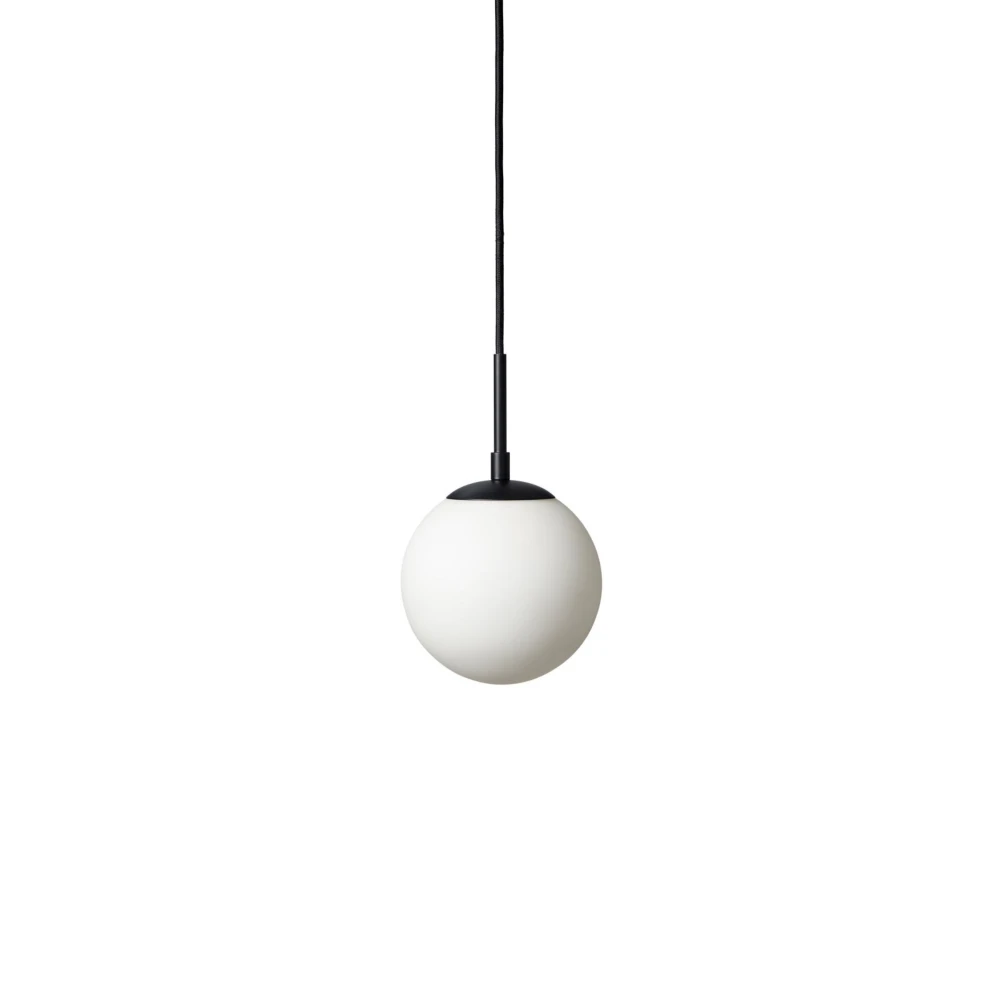 Chicago Café Pendel lampe Ø15 Til E14 i Opal/Sort, Pendler hos HomeNordic