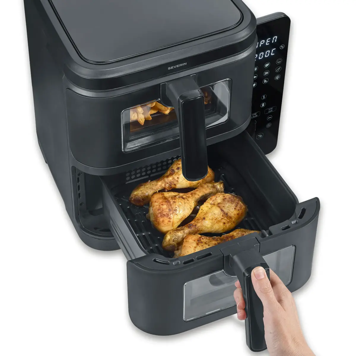 FR 2468 S-Fry Duo Stack airfryer, produktbillede 4 af 6, Airfryers hos HomeNordic