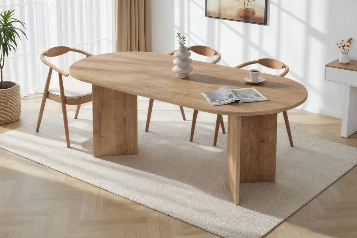 NORDVÄRK Sable spisebord, oval, produktbillede 10 af 10, Spiseborde hos HomeNordic