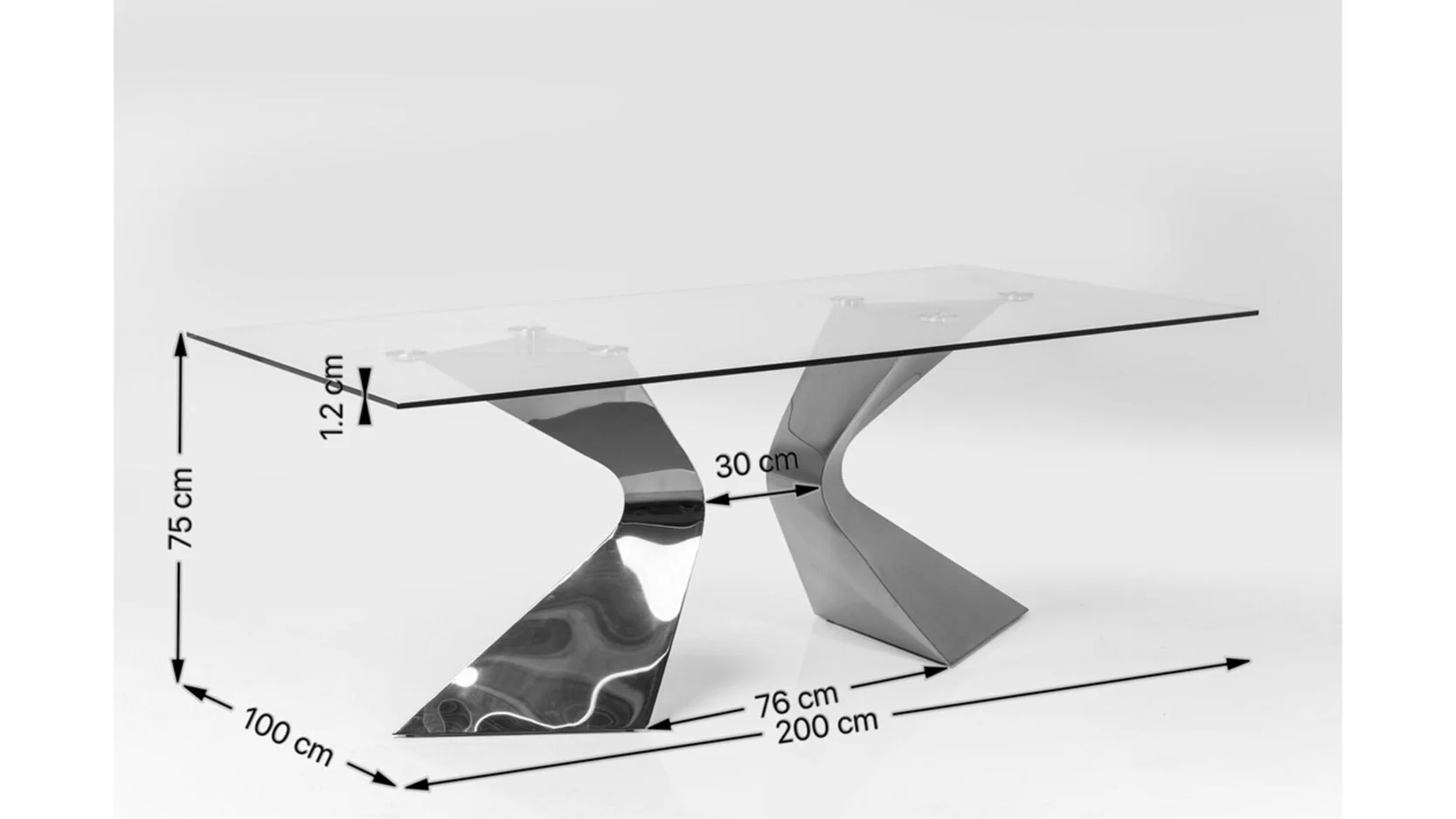 KARE DESIGN Gloria spisebord, rektangulær, produktbillede 2 af 14, Spiseborde hos HomeNordic