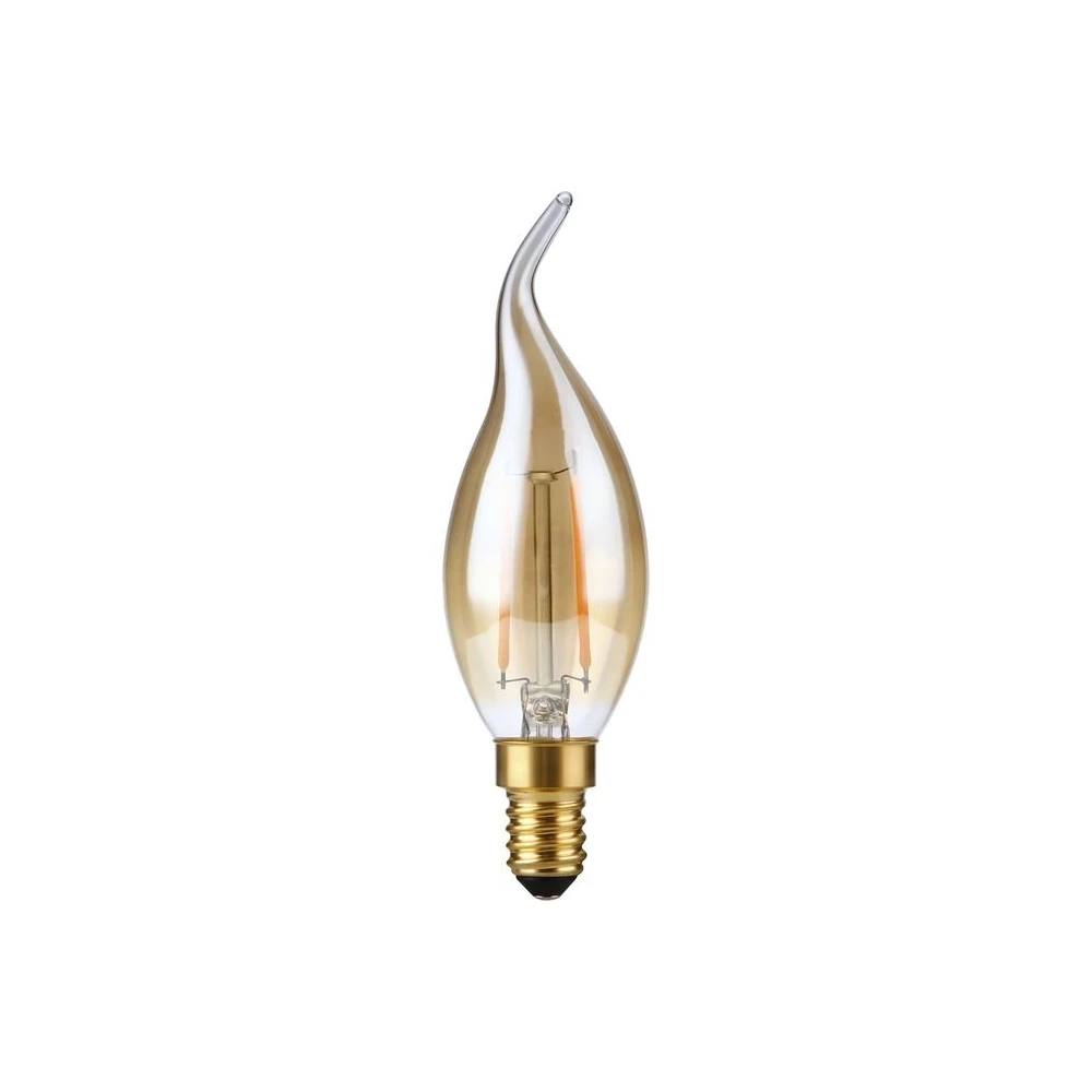 E14 2W dæmpbar LED kronepære med tip, Glas hos HomeNordic